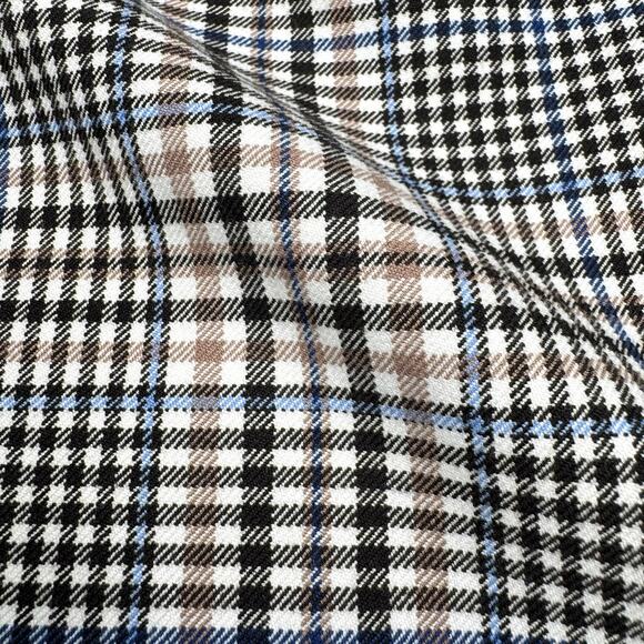 Ann Taylor The Side-Zip Ankle Plaid Pant Sz 10 High Waist Straight Leg Trousers - Picture 3 of 10